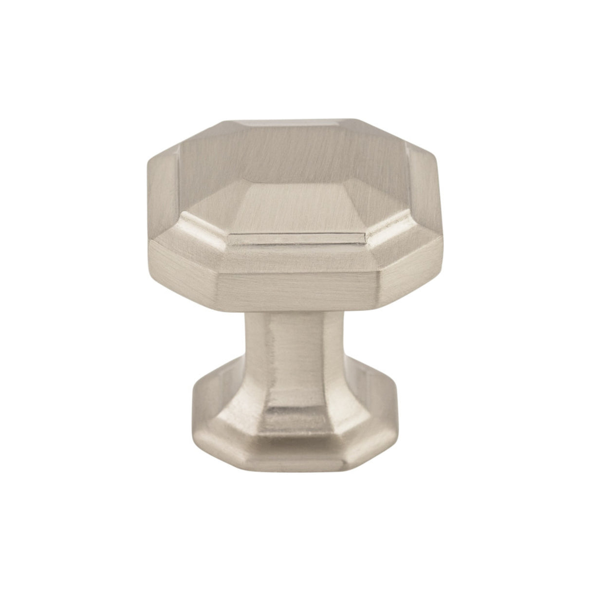 Top Knobs TK286BSN Emerald 1 1/8" Diameter Round Knob Brushed Satin Nickel