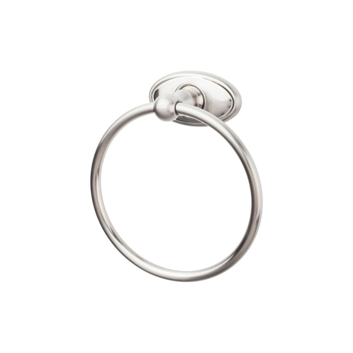 Top Knobs ED5BSNC TOP BATH (R) Edwardian Bath Towel Ring Brushed Satin Nickel