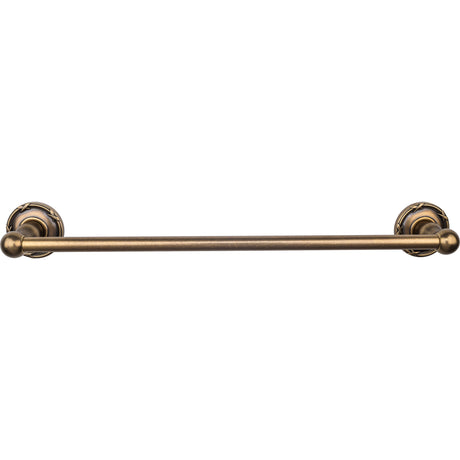 Top Knobs ED6GBZE TOP BATH (R) Edwardian Bath Single 20 1/2" Wall Mounted Towel Bar German Bronze