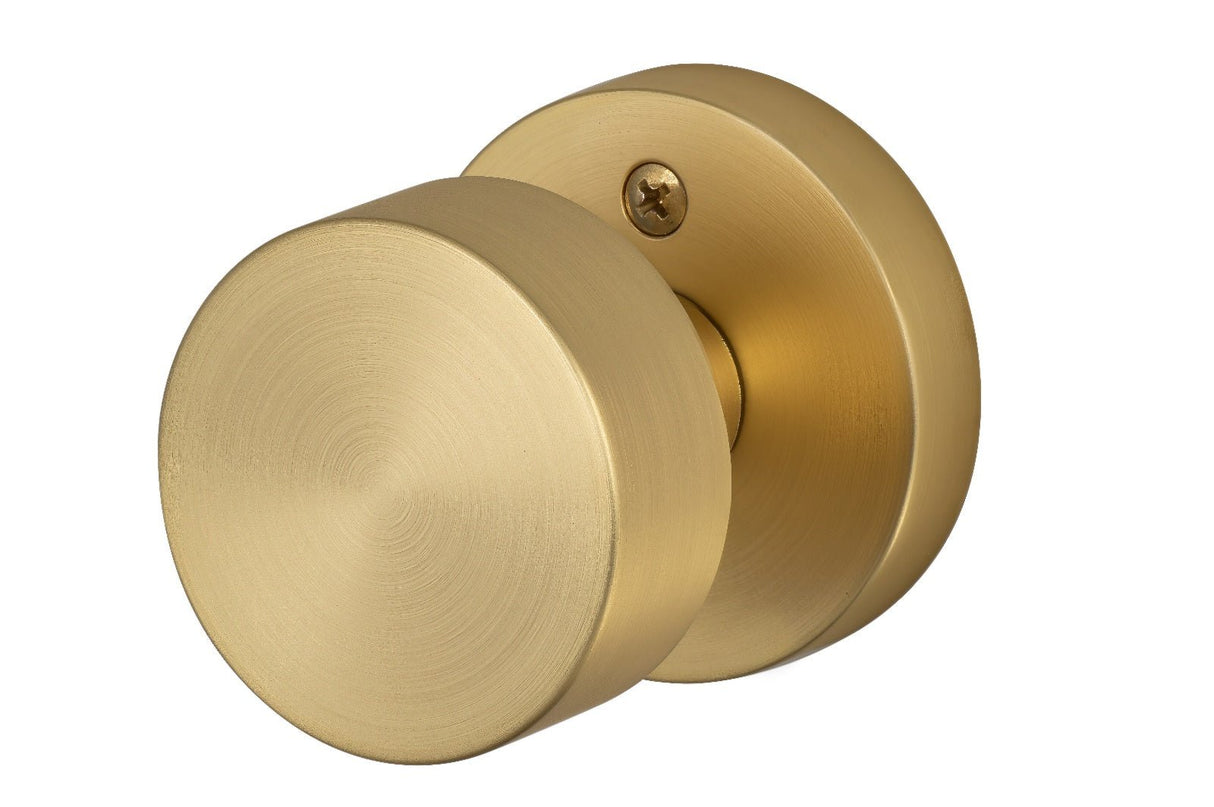 Sure-Loc ZH100-RD SB satin brass dummy door knob