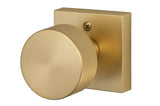 Sure-Loc ZH100-SQ SB satin brass dummy door knob
