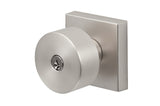 Sure-Loc ZH107-SQ 15 satin nickel keyed entry door knob