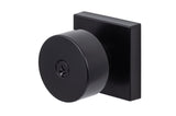 Sure-Loc ZH107-SQ FBL flat black keyed entry door knob