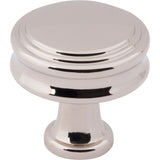 Top Knobs TK3190PN Coddington 1 1/4" Length Round Knob Polished Nickel