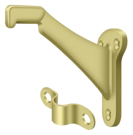 Deltana ZHRBB325U3 polished brass handrail bracket