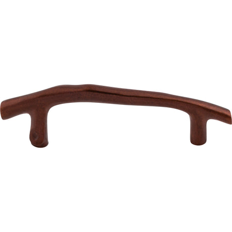 Top Knobs M1343 Aspen Twig 3 1/2" Center to Center Bar Pull Mahogany Bronze