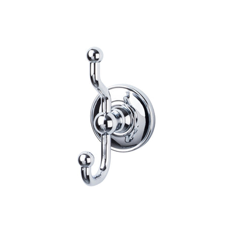 Top Knobs ED2PCD TOP BATH (R) Edwardian Bath 5" Wall Bath Hooks Polished Chrome