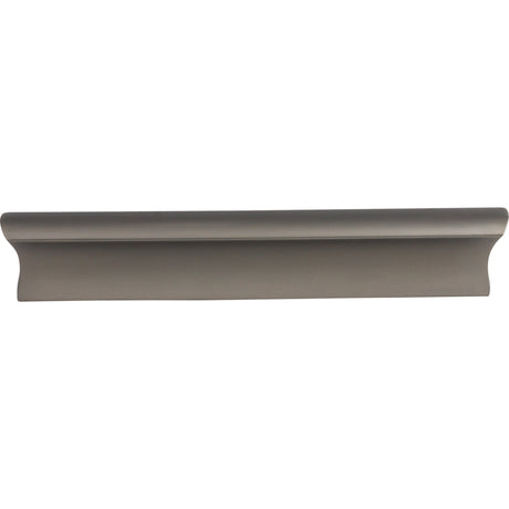 Top Knobs TK554AG Glacier 5" Center to Center Finger Pull Ash Gray