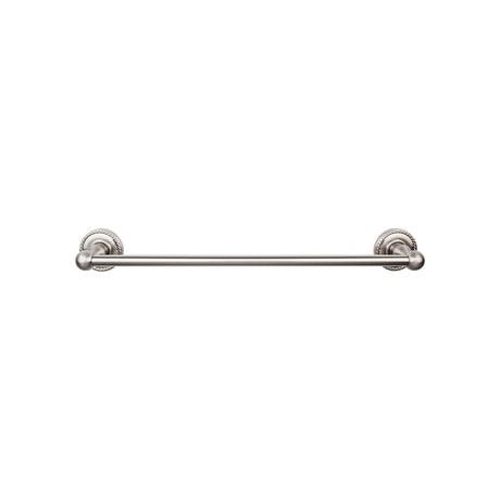 Top Knobs ED8BSNF TOP BATH (R) Edwardian Bath Single 26 1/2" Wall Mounted Towel Bar Brushed Satin Nickel