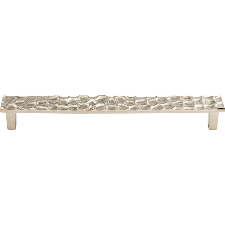 Top Knobs TK308PN Cobblestone 8 13/16" Center to Center Bar Pull Polished Nickel