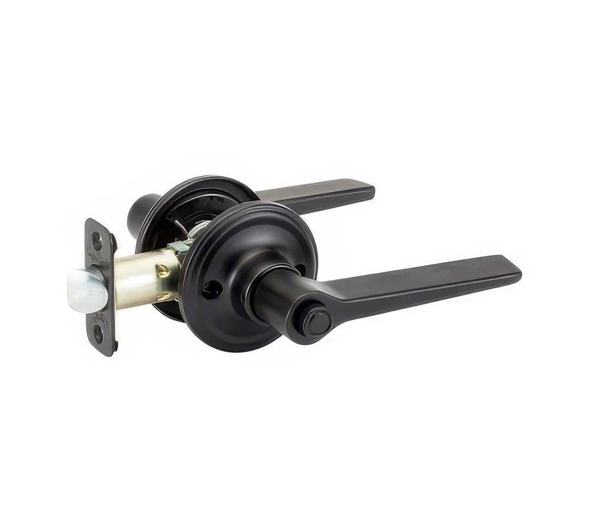 Copper Creek ZL2231BC black privacy door lever