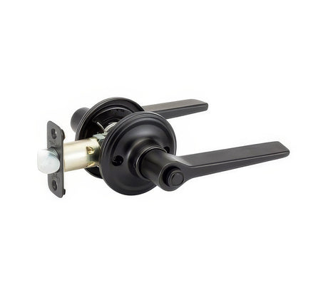 Copper Creek ZL2231BC black privacy door lever
