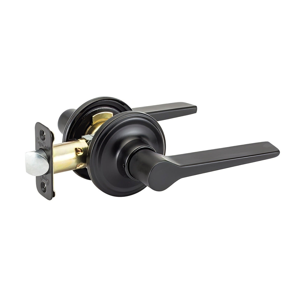 Copper Creek ZL2240BC black keyed entry door lever