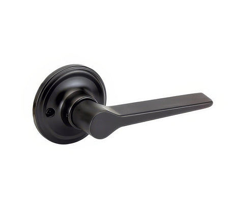 Copper Creek ZL2290BC black single dummy door lever