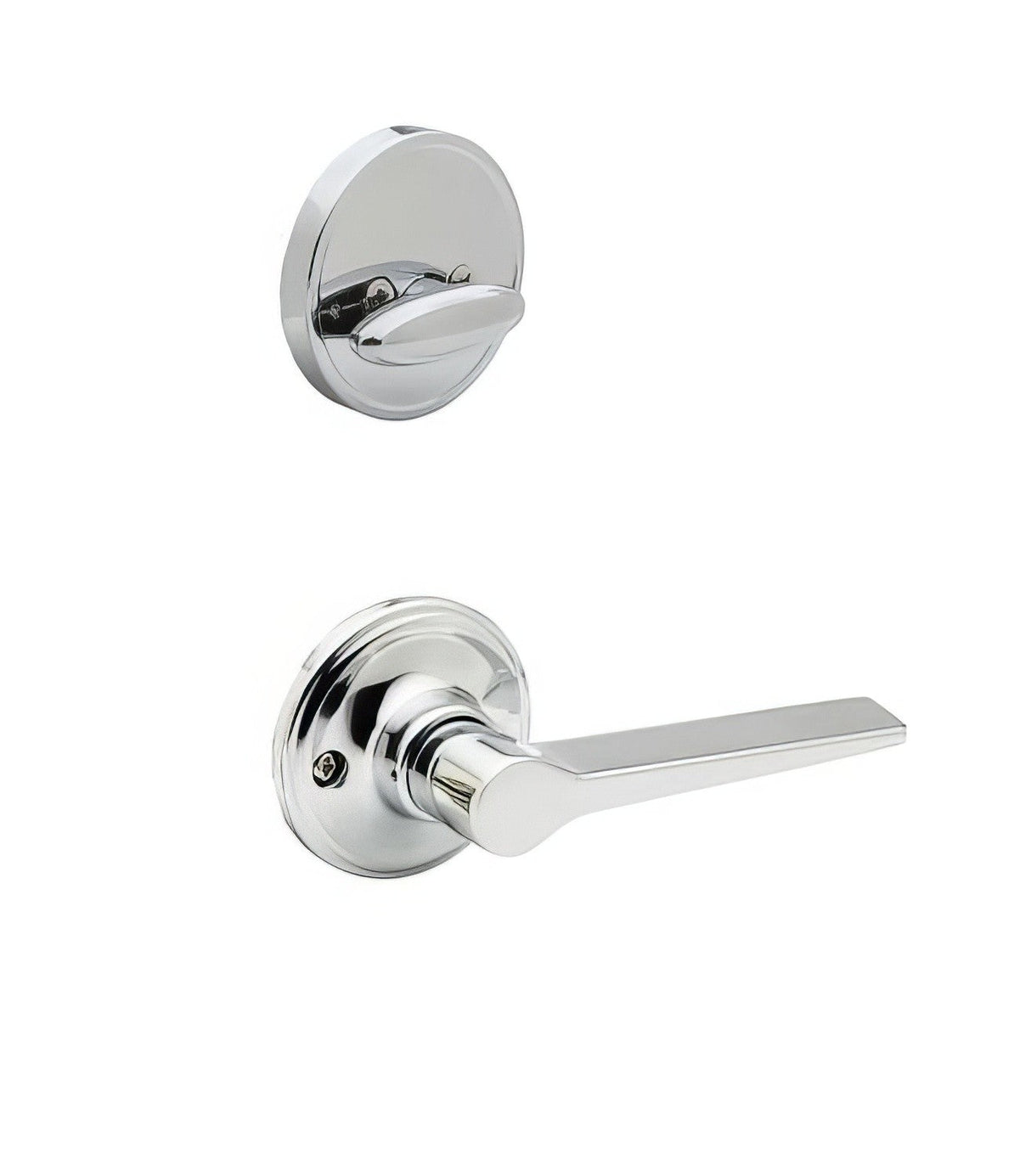 Copper Creek ZL2890PS polished stainless dummy handleset trim pack