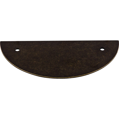 Top Knobs TK54GBZ Half Circle 3 1/2" Center to Center Pull Backplate German Bronze