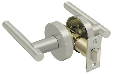 Deltana ZMLR3U15 satin nickel passage door lever