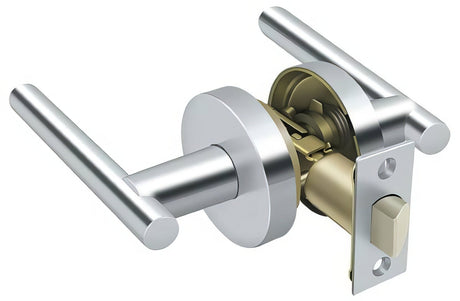 Deltana ZMLR3U26 bright chrome passage door lever