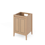 Jeffrey Alexander Percival 24" Natural Oak Single Sink Bathroom Vanity with White Resin Top - 8 in. Widespread Faucet Top product image 2