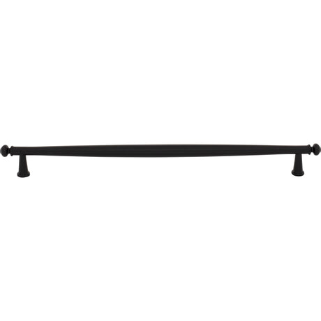 Top Knobs TK3196BLK Coddington 12" Center to Center Bar Pull Flat Black