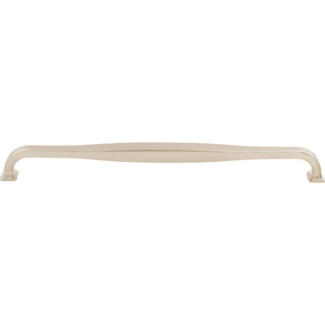 Top Knobs TK726BSN Contour 12" Center to Center Bar Pull Brushed Satin Nickel