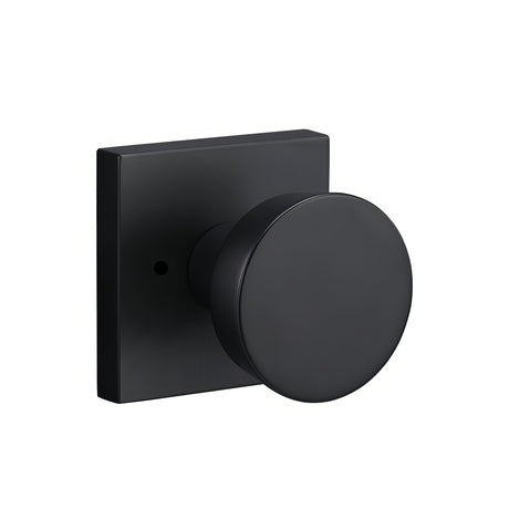 Sure-Loc ZT102-SQ FBL flat black privacy door knob