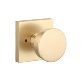 Sure-Loc ZT102-SQ SB satin brass privacy door knob