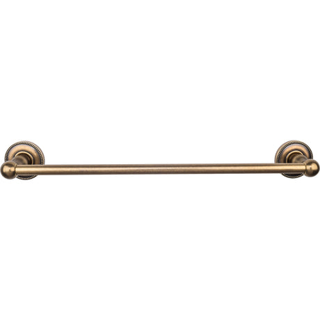 Top Knobs ED6GBZA TOP BATH (R) Edwardian Bath Single 20 1/2" Wall Mounted Towel Bar German Bronze