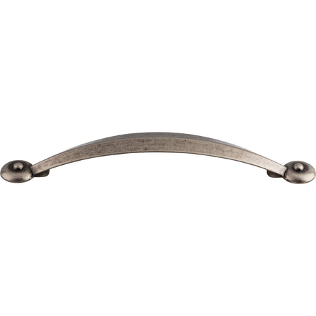 Top Knobs M1241 Angle 5 1/16" Center to Center Bar Pull Pewter Antique