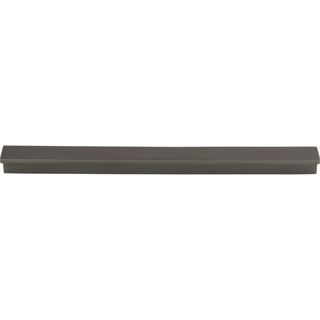 Top Knobs TK1045AG Minetta 8 13/16" Center to Center Finger Pull Ash Gray