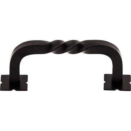 Top Knobs M710 Twist 3" Center to Center Bar Pull Patina Black