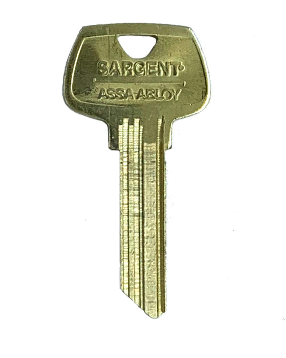Sargent 6275HF 6 Pin Key Blank with HF Keyway