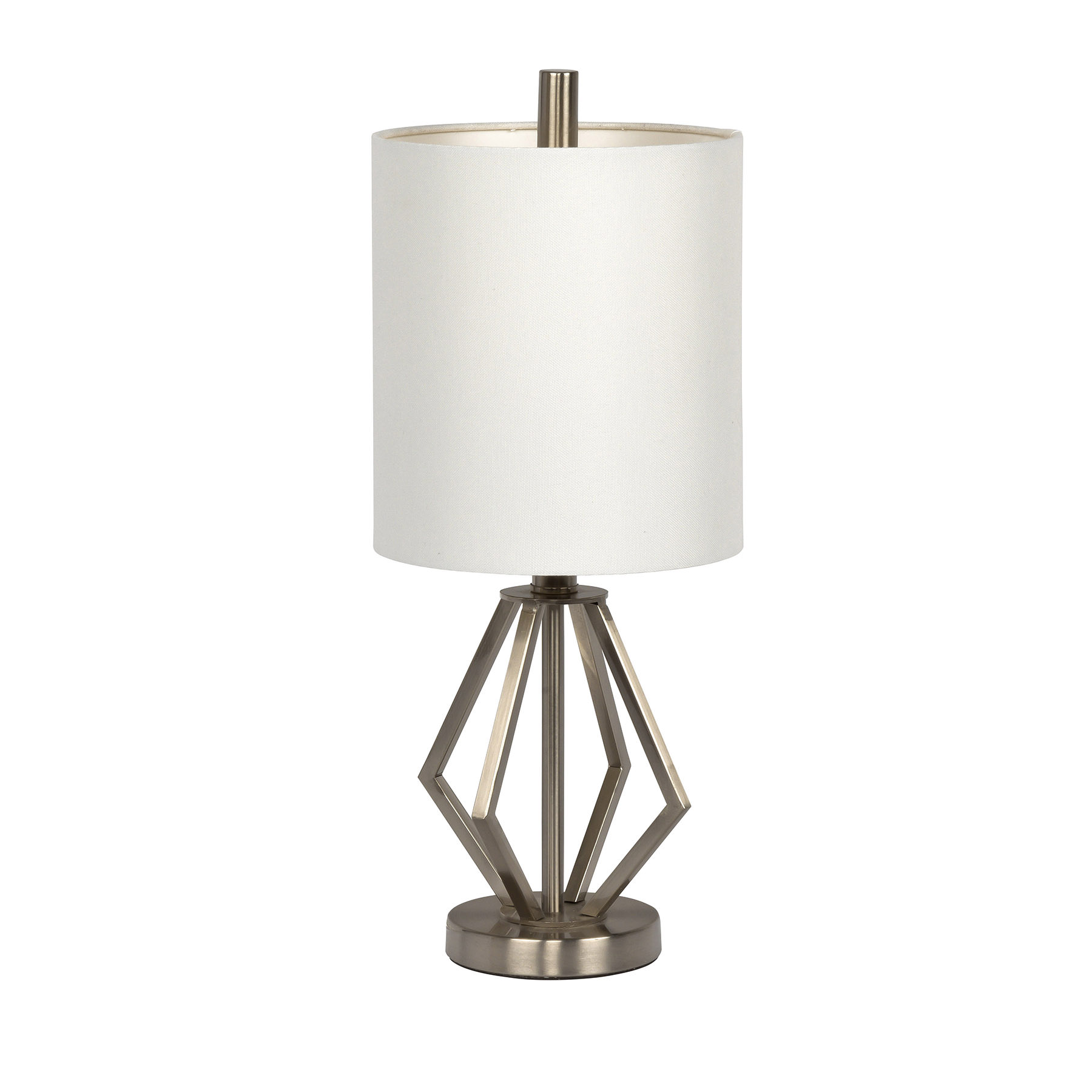 Craftmade 86233 1 Light Metal Base Table Lamp in Brushed Polished Nickel