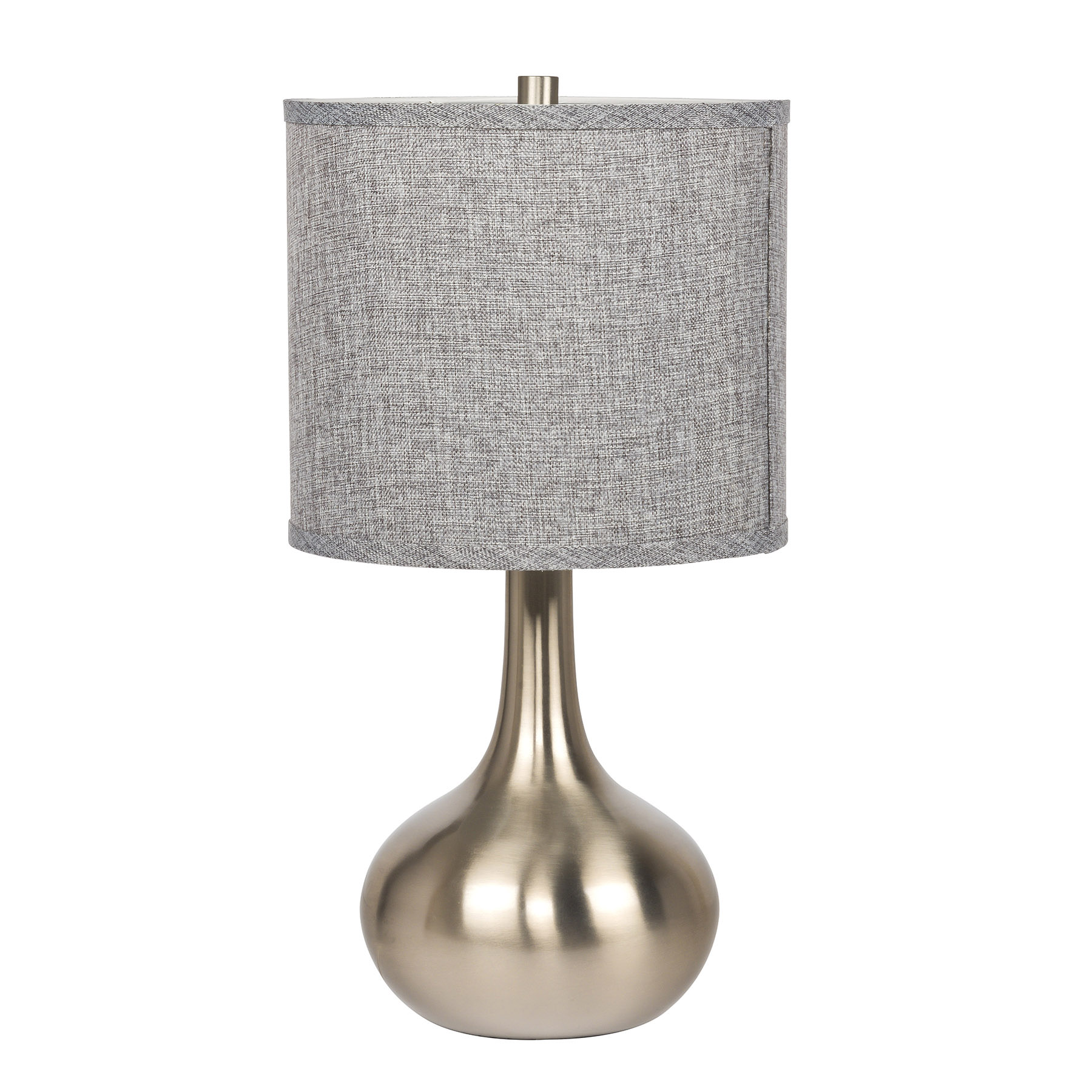 Craftmade 86235 1 Light Metal Base Table Lamp in Brushed Polished Nickel