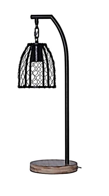 Craftmade 86252 1 Light Metal Base Table Lamp in Flat Black
