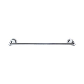 Top Knobs HUD6PC Hudson Bath Towel Bar 18 Inch Single in Polished Chrome