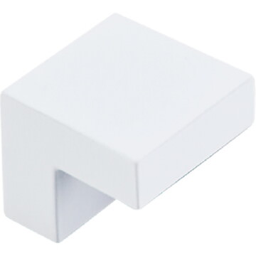 Top Knobs M1873 Square Knob 5/8 Inch Center to Center in White
