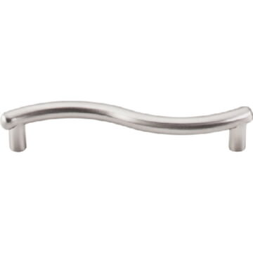 Top Knobs M509 Spiral Pull 3 3/4 Inch Center to Center in Brushed Satin Nickel