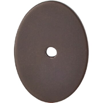 Top Knobs TK62ORB Oval Large Backplate 1 3/4 Inch in Oil Rubbed Bronze