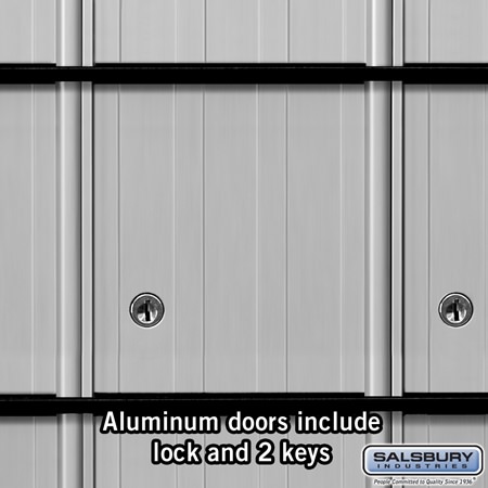 Salsbury 2220 Aluminum Mailbox 20 Doors Standard System-Alt-view-2