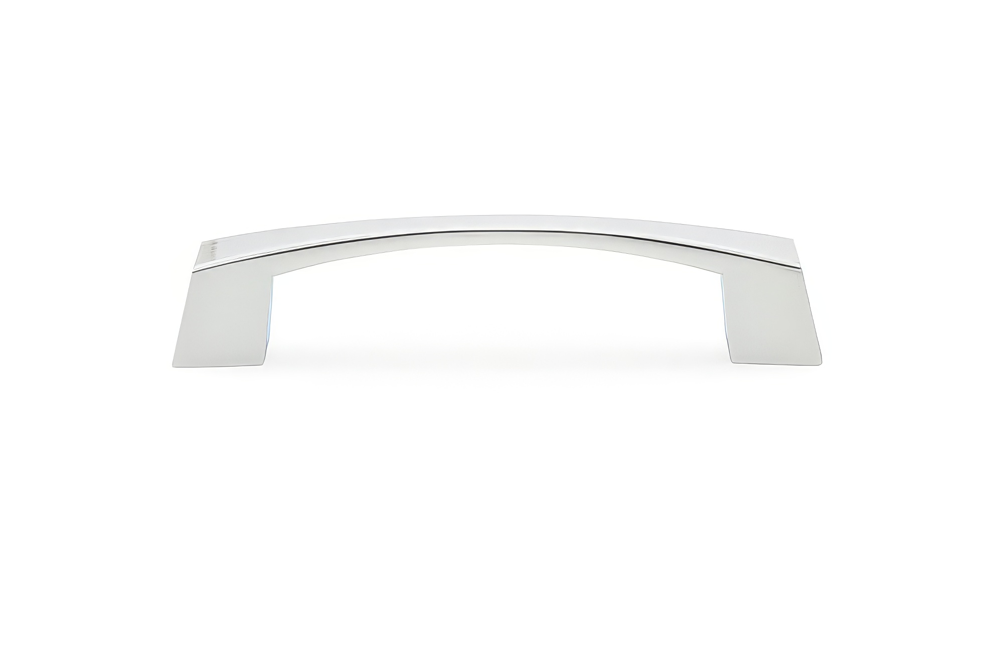 Emtek 86407 4 Inch Center to Center Sweep Series Cabinet Pull from the Curvilinear Collection