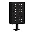 Salsbury 3313BLK-U Cluster Box Unit 13 B Size Doors Type IV USPS Access