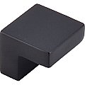 Top Knobs M1165 Square Knob 5/8 Inch Center to Center in Flat Black