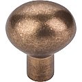 Top Knobs M1526 Aspen Small Egg Knob 1 3/16 Inch in Light Bronze