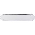 Top Knobs M887 Beaded Push Plate 15 Inch in Polished Chrome
