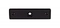 Top Knobs TK741BLK Channing Backplate 3 Inch in Flat Black