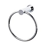 Top Knobs HOP5PC Hopewell Bath Ring in Polished Chrome