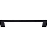 Top Knobs M1058 Princetonian Bar Pull 8 13/16 Inch Center to Center in Flat Black