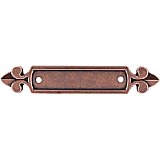 Top Knobs M221 Dover Backplate 2 1/2 Inch in Old English Copper
