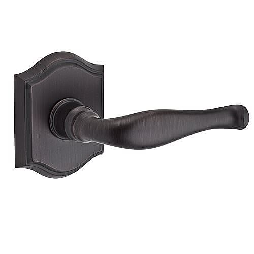 Baldwin HDDECRTAR112 Decorative Single Dummy Lever with Traditional Arch Rose - Right Handed